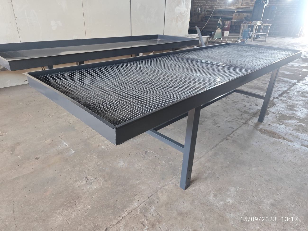 Mesa para triagem